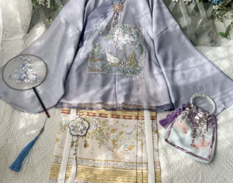 汉洋折衷  紫色版  m码  可租 汉服一...