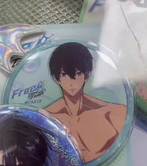 星河动漫free男子游泳部官方正版周边胸徽...