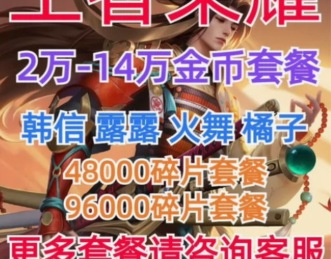 王者荣耀金币号铭文号转移号韩信SNK 4....