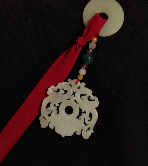 战国风玉组佩，可配曲裾袍，直裾袍，晋襦，汉...