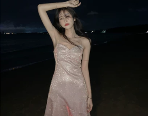 ins超火海边度假三亚旅游拍照衣服性感小心...