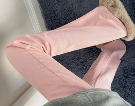 EARNED 韩风ins甜美少女粉直筒宽松...