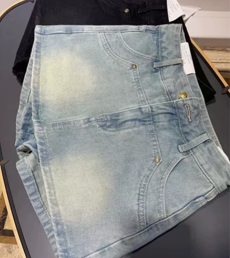 复古蓝色牛仔短裙女水洗百搭包臀显腿长春秋季...