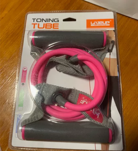 LIVEUP多功能一字弹力绳健身女瑜伽家用...