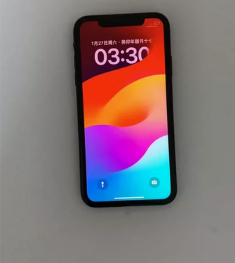 苹果xr 128g 黑色 美版单卡 电池8...