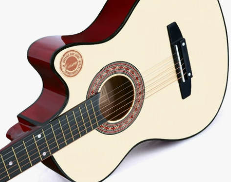 卡斯摩38寸吉他民谣吉他木吉他初学者入门练...