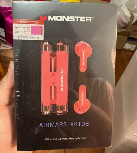 魔声XKT08游戏无线蓝牙耳机适用苹果华为...