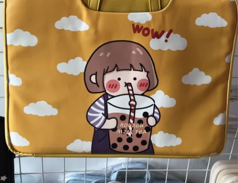 15.6寸好看的电脑包 pu皮的防水 可以...