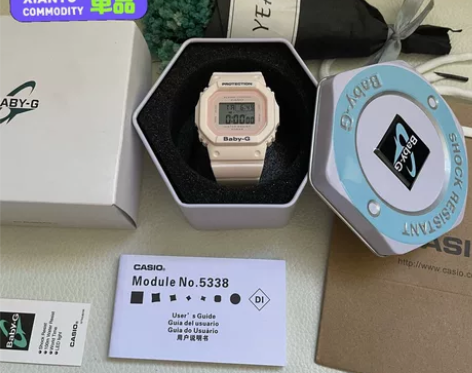 卡西欧gbd-560女款小方块 自买的卡西...