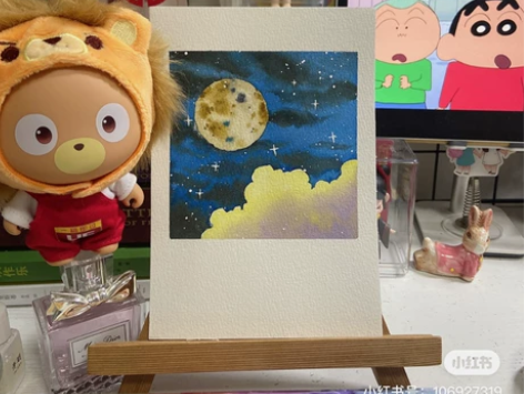 32k水彩画，自己画的，2幅包邮 30一副...