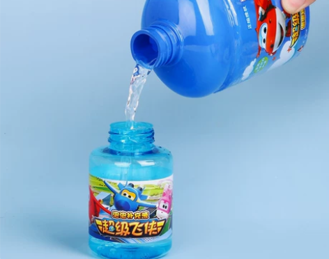 泡泡水补充液七彩泡泡液儿童吹泡泡玩具电动相...