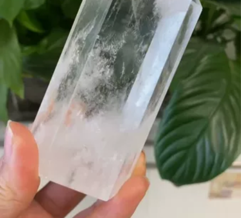 Wt1248天然水晶原石柱子六棱单尖柱家居...