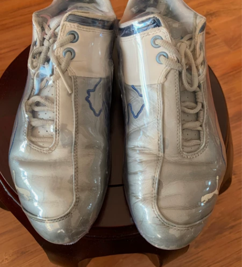 puma休闲鞋，材质人造皮革，41码，新旧...