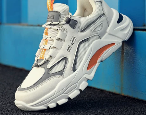 2023年新款春秋男鞋百搭青少年运动网鞋夏...