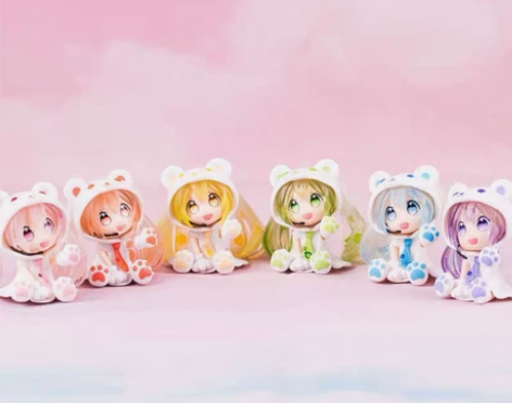 Q版熊初音未来二次元初音美少女机箱手办模型...