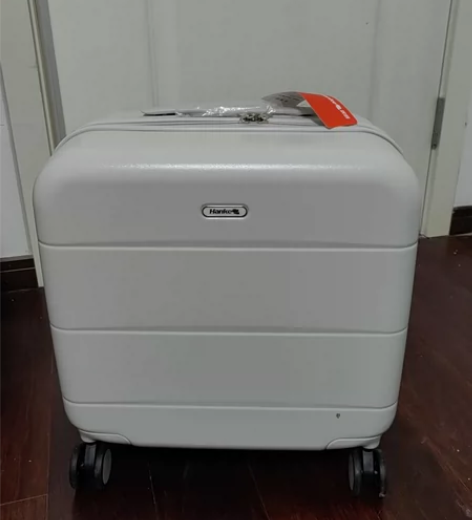 汉客拉杆行李箱，16英寸迷你，白灰色，全新...