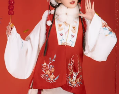 ?【春节不打烊】耀春林间鹿正品原创明制斗篷...