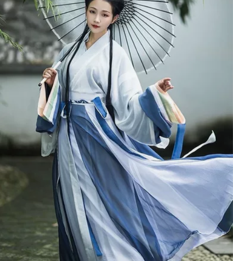 柒邑 【云裳诉】汉服女原创正版交领魏晋 上...