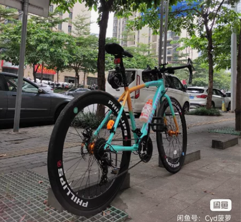 菲利普公路车，车骑了半年多，车几乎没有磕碰...