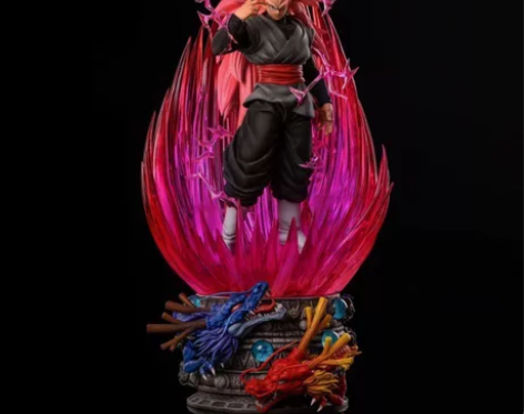 七龙珠手办 桃红黑悟空 感兴趣的话点“我想...