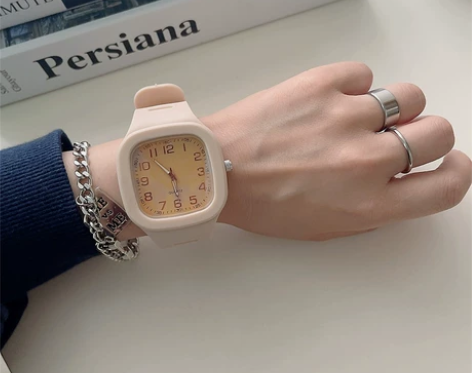 电子手表女款初高中学生显白ins风时尚小众...