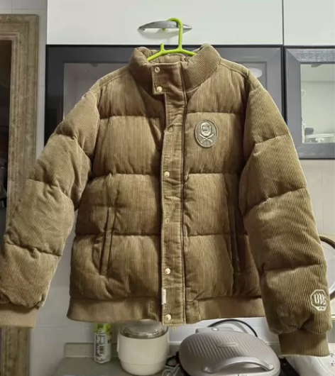 李宁 城市系列南京 江左风流宽松白鸭绒短羽...