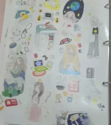 一整本A4双面可粘贴胶带收纳（一共70张）...