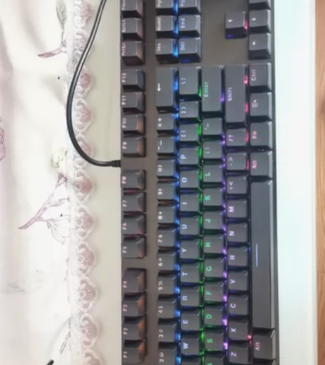 雷柏v500pro红轴 按键全正常 已清洁...