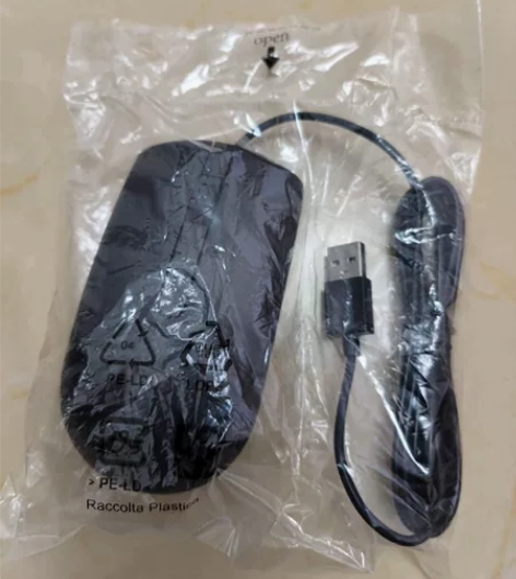 戴尔USB有线鼠标,黑色,型号MS116T...