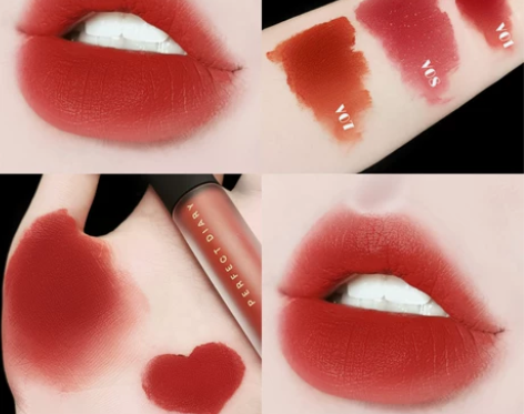 完美日记唇釉天鹅绒女V01 V07口红正品...