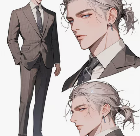 成男约稿 AI绘画定制出图 oc约稿 oc...