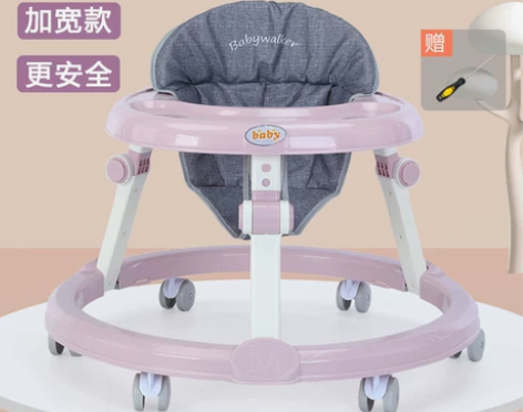 婴儿学步车折叠防O型腿多功能防侧翻男女孩幼...