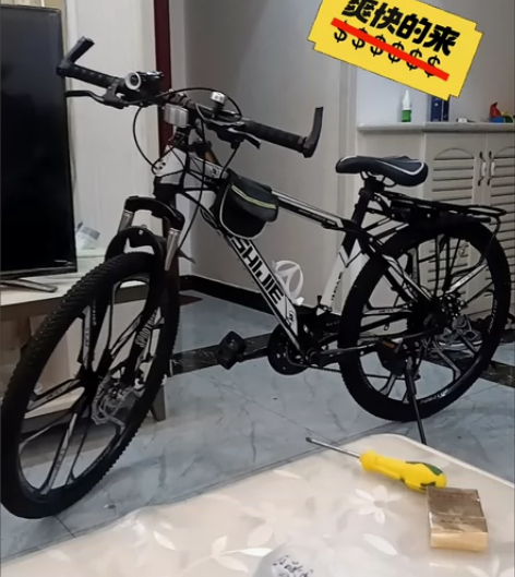 【低价二手车】越野自行车26寸中学生上学单...