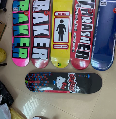 BAKER专业滑板板面联名款女孩膝盖板面G...