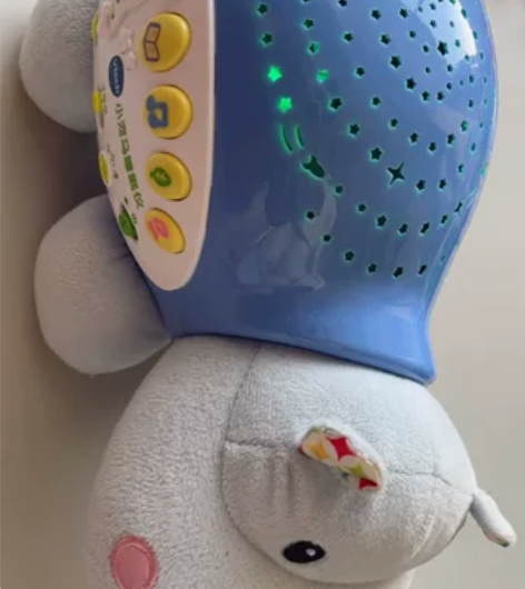 伟易达小河马睡眠仪宝宝安抚睡觉神器海马玩偶...