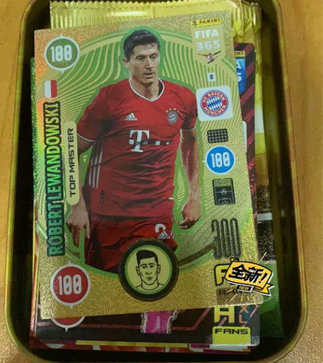 panini 莱万多夫斯基 球星卡 闪卡 ...