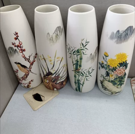 陶瓷花瓶摆件 客厅  插花干花装饰新中式 ...