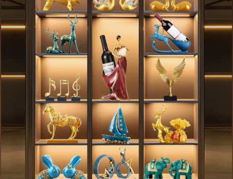 工艺品 家居客厅电视酒柜装饰品摆件套装组合...