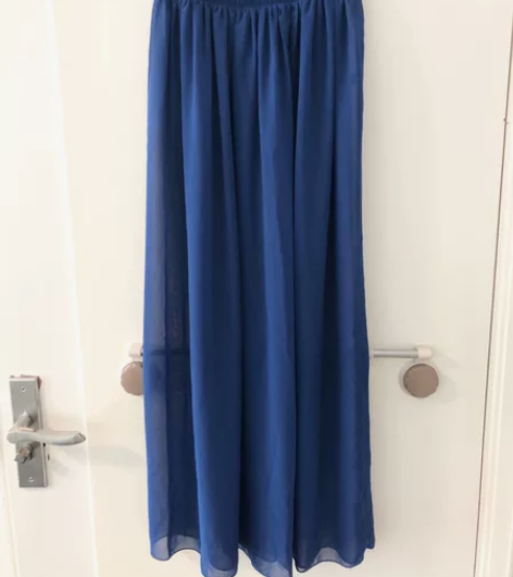 特别仙！ 蓝色雪纺长裙 一个外裙和一个内衬...