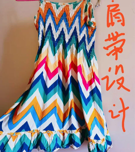 民族风连衣裙＃夏纯棉绸背心无袖大中小儿童公...