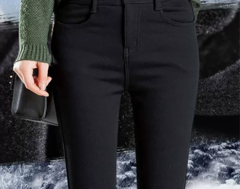 休闲装铅笔裤 黑裤铅笔裤魔术九分打底裤女外...