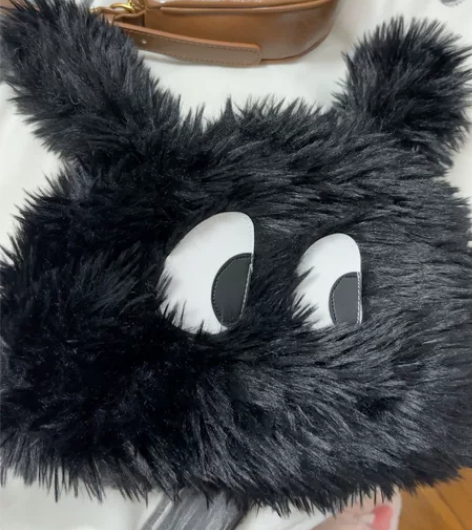 毛绒小狗帽子 黑色 全新 寄样闲置 感兴趣...