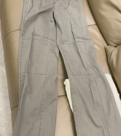 军绿休闲工装阔腿裤 裤长，97，腰围，64...