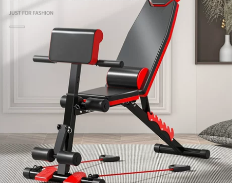 哑铃凳仰卧起坐辅助器健身器材家用腹肌多功能...