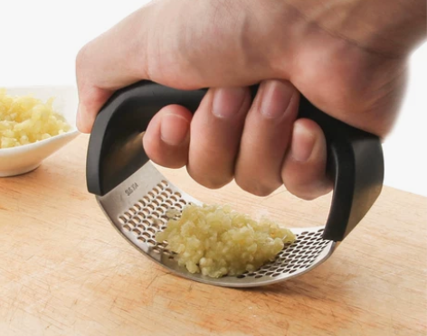 304不锈钢环形压蒜器厨房手动捣蒜器家用大...