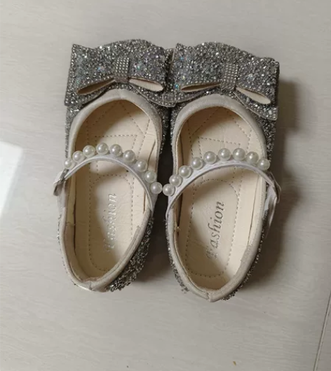 女童公主鞋2023年春秋季新款儿童皮鞋软底...