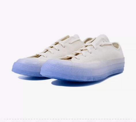 正品Converse匡威 透明水晶冰蓝果冻...