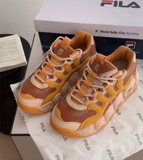 下单备注：FILA新品可颂面包鞋?颜色尺码...