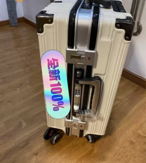 （带充电接口）可坐人铝框行李箱男女学生拉杆...