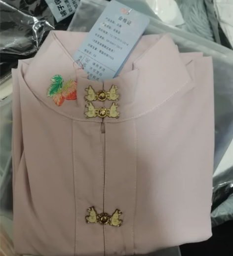 玉术汉服女花开兔原创汉元素加厚方领半袖披袄...